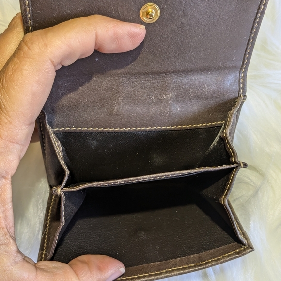 Gucci leather and GG monogrammed canvas compact wallet - Picture 5 of 9